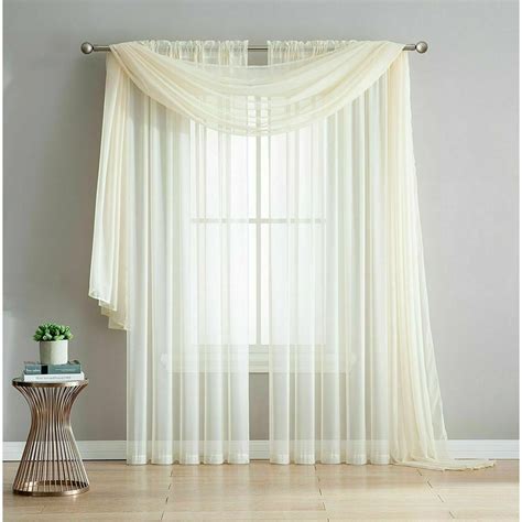 walmart sheer|walmart sheer curtains and valances.